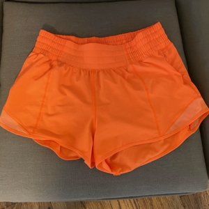 Bright orange high-rise hotty hot short 2.5